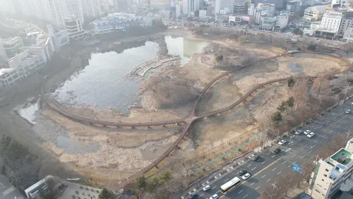광주 운천저수지 수변공원, 5년 만에 전면 개방…벚꽃 명소 회복
