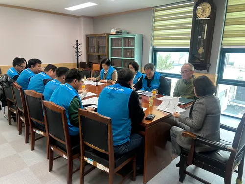 함평군 나산면, 복지 사각지대 해소 위한 '복지기동대' 간담회 개최