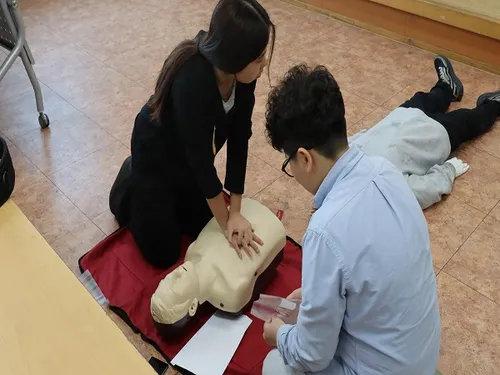 장흥소방서, 전남 일반인 심폐소생술 경연대회 나서는 대표팀 전문 훈련 실시