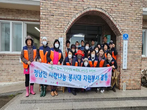 장흥, 20명 봉사단 힘으로 지적장애인 가구 주거환경 개선