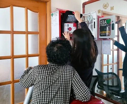 장성군, 심정지 대응 체계 점검…자동심장충격기 136대 전수 조사