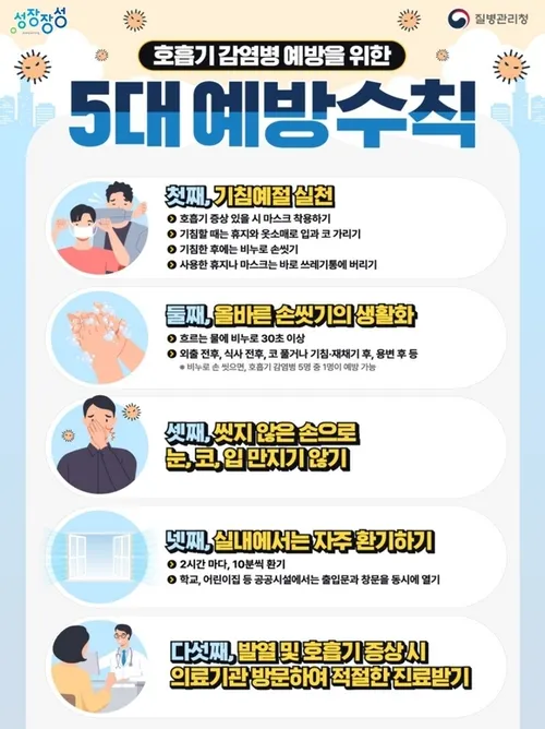 장성군, 3월 학기 중 홍역·독감 확산 방지에 총력