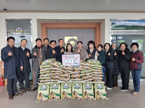 전라남도 남도사랑봉사단 무안군 지회, 백미 10kg 70포 기부